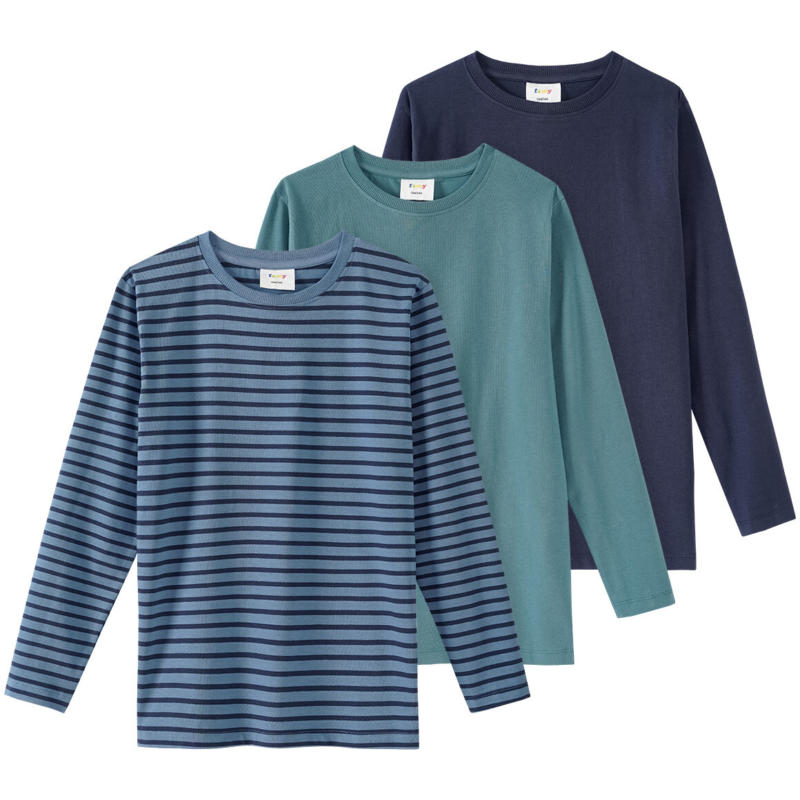 3 Jungen Langarmshirts (Nur online)