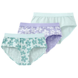 3 Mädchen Pantys mit Blumen (Nur online)