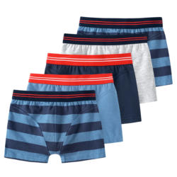 5 Jungen Boxer mit Bio-Baumwolle (Nur online)