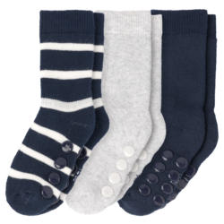 3 Paar Baby Stoppersocken mit Bio-Baumwolle (Nur online)