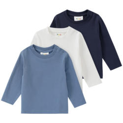 3 Baby Langarmshirts (Nur online)