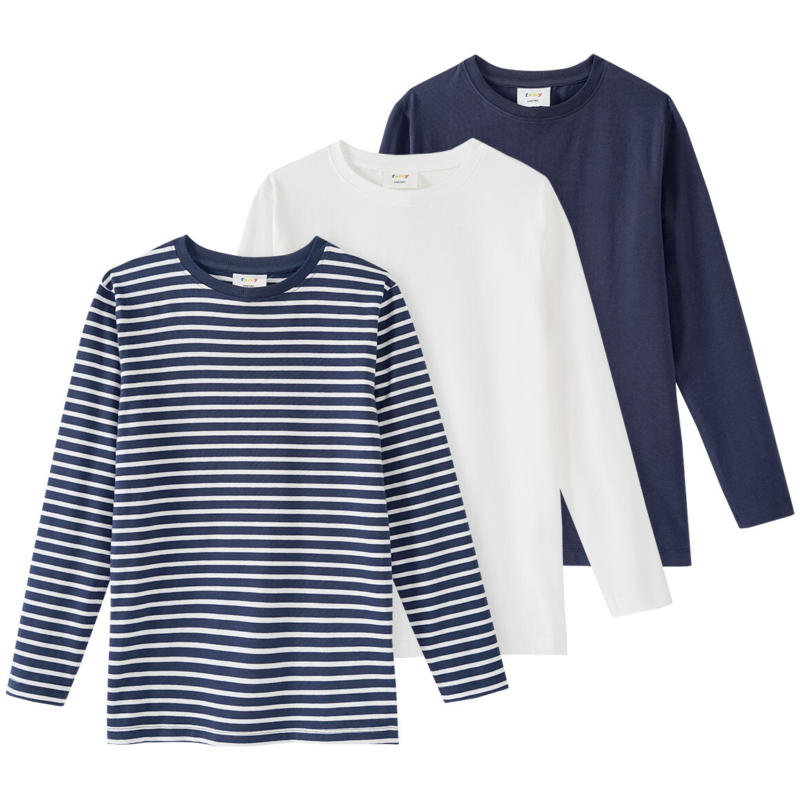 3 Jungen Langarmshirts (Nur online)