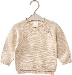 ALANA Pullover mit Raglanärmel & Wolle, beige, Gr. 62