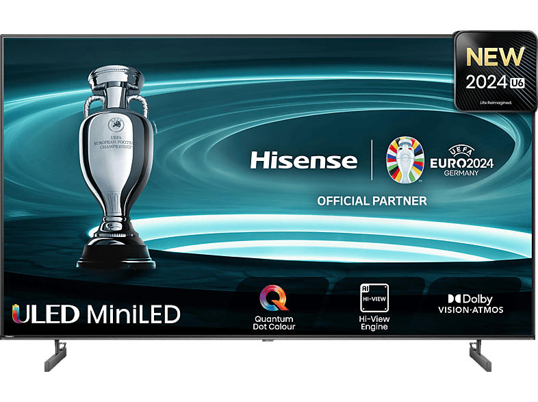 Hisense 55U6NQ (2024) 55 Zoll Mini LED ULED 4K Smart TV; LED TV