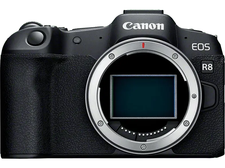 Canon EOS R8 Systemkamera Gehäuse, 24.2MP Vollformat, 4K60p Video, 30B/s Raw, 2.36 Mio. EVF, 3 Zoll Touch LCD