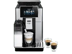 De'Longhi ECAM 610.55 SB Prima Donna Soul Kaffeevollautomat (Silber Schwarz, Flüster Kegelmahlwerk, 19 bar, integrierter Milchbehälter)