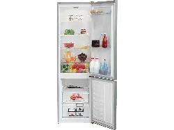 Beko RCSA300K40SN Kühl- und Gefrierkombination (E, 291 l, 1813 mm hoch, Standgerät, Silber)
