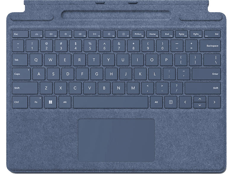 Microsoft Surface Pro Signature Keyboard for Business, Alcantara, qwertz, Saphirblau; Tastatur/Cover