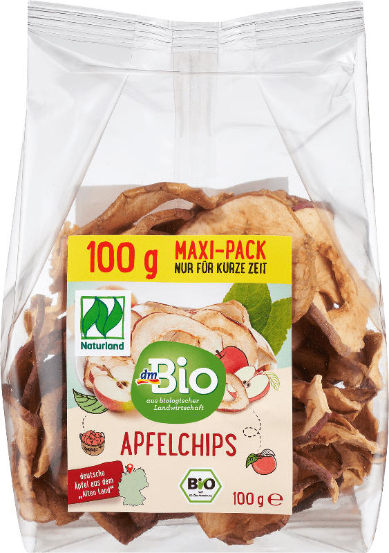 dmBio Trockenfrüchte, Apfelchips