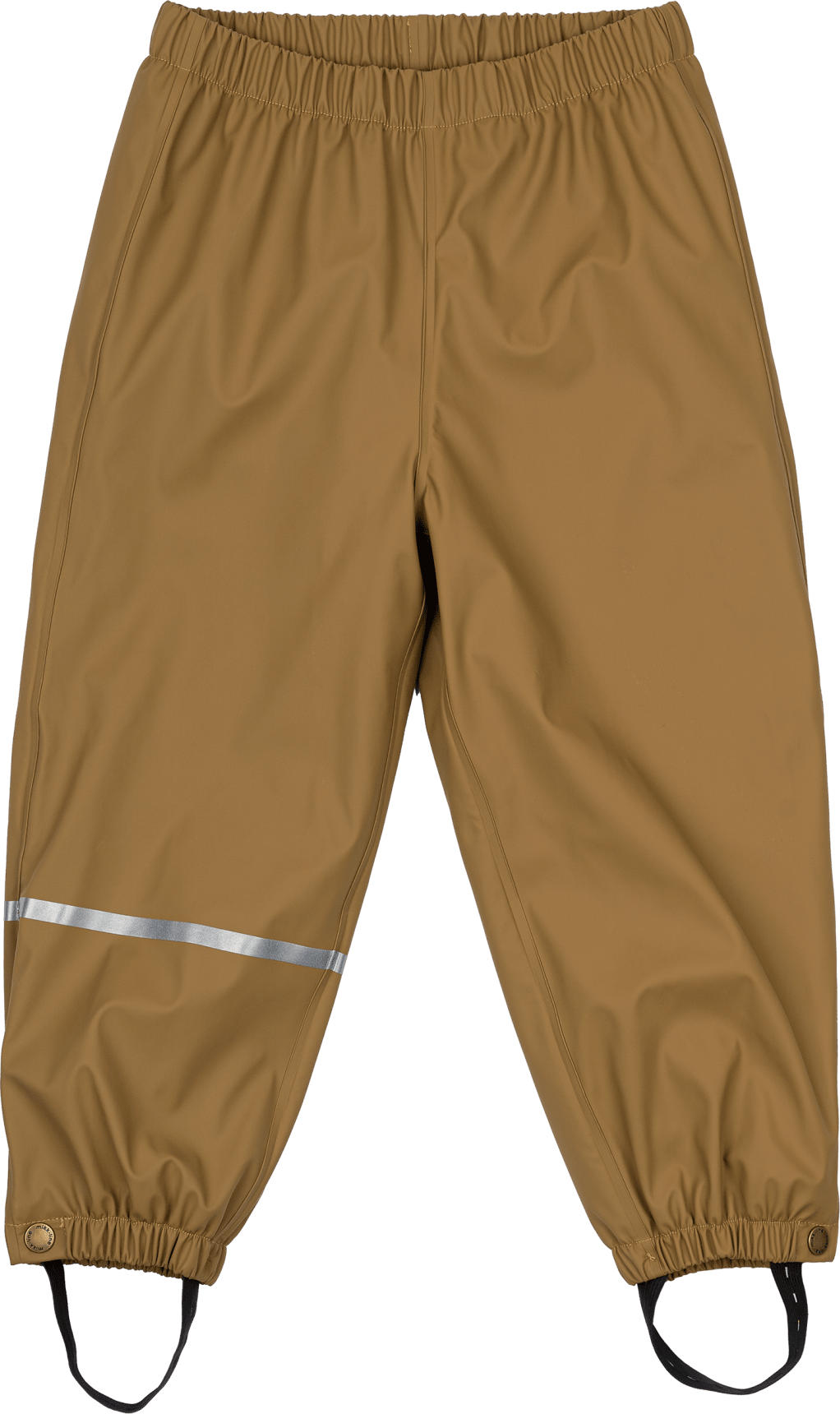 Mikk-Line Regenhose mit Fleece-Futter, braun, Gr. 98/104