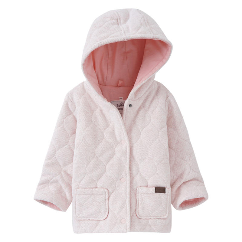 Baby Steppjacke in Woll-Optik