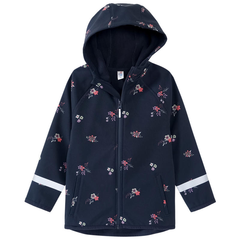 Mädchen Softshelljacke mit Blümchen-Print (Nur online)