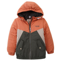 Jungen Winterjacke mit Farbteilern