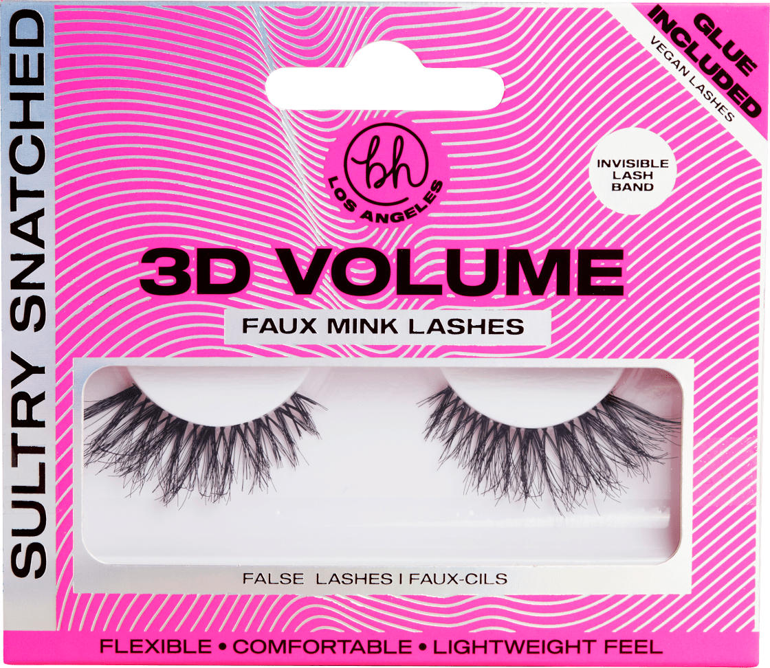 bh cosmetics Künstliche Wimpern 3D Volume Sultry Snatched (1 Paar)