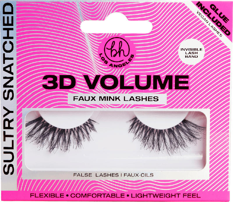 bh cosmetics Künstliche Wimpern 3D Volume Sultry Snatched (1 Paar)