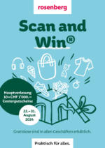 Einkaufszentrum Rosenberg Rosenberg Scan & Win! - bis 03.09.2024