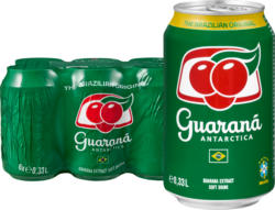 Bevanda rinfrescante Guaraná Antarctica, 6 x 33 cl