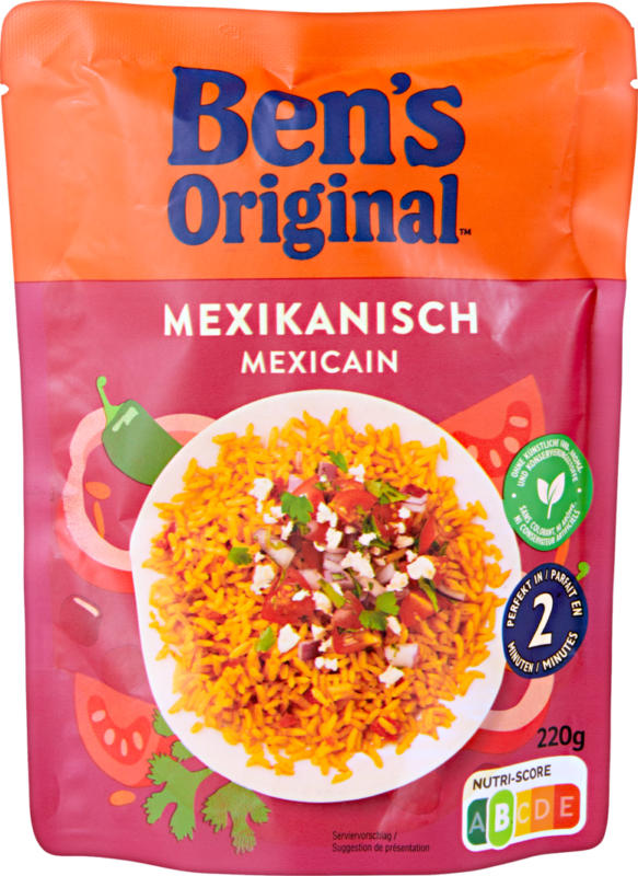 Riz Mexicain Ben’s Original, 2 Minuten, 220 g