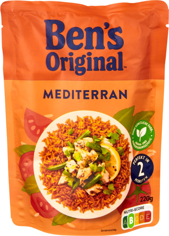 Ben’s Original Reis Mediterran, 2 minuti, 220 g