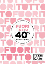 Fuori tutto -40% su tutti i mobili