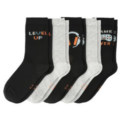 5 Paar Jungen Socken mit Gaming-Motiven