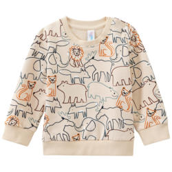 Baby Sweatshirt mit Tier-Allover