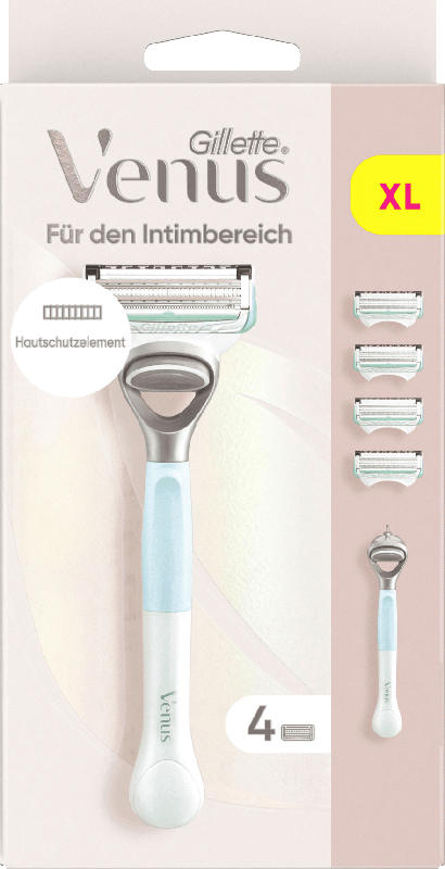 Gillette Satin Care Rasierer für den Intimbereich, Starterset