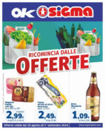 Sigma Ricomincia dalle offerte! , Ok Sigma - al 01.09.2024