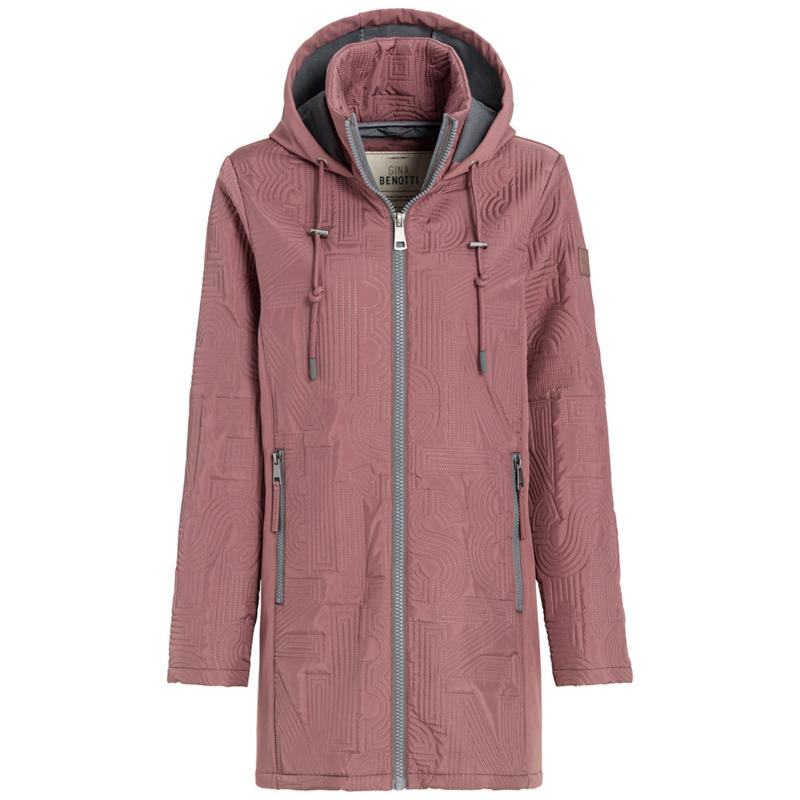 Damen Softshelljacke mit geprägtem Muster