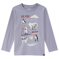 Kinder Langarmshirt mit Arktis-Print (Nur online)