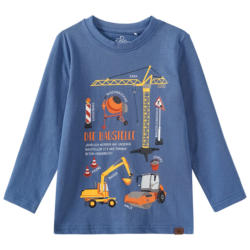 Kinder Langarmshirt mit Baustellen-Print (Nur online)