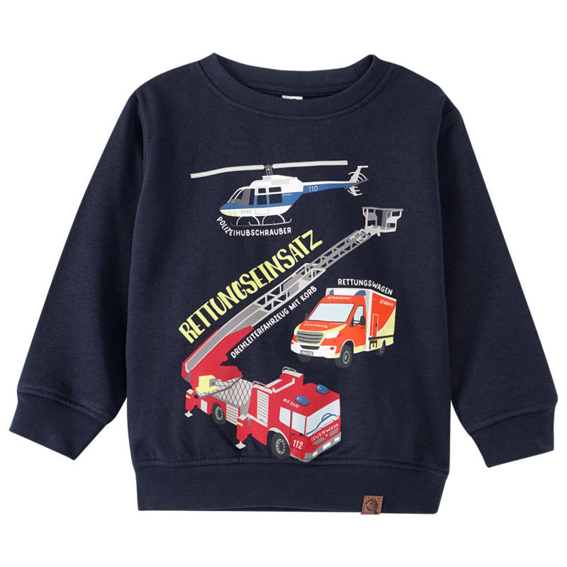 Kinder Sweatshirt mit Fahrzeug-Print (Nur online)