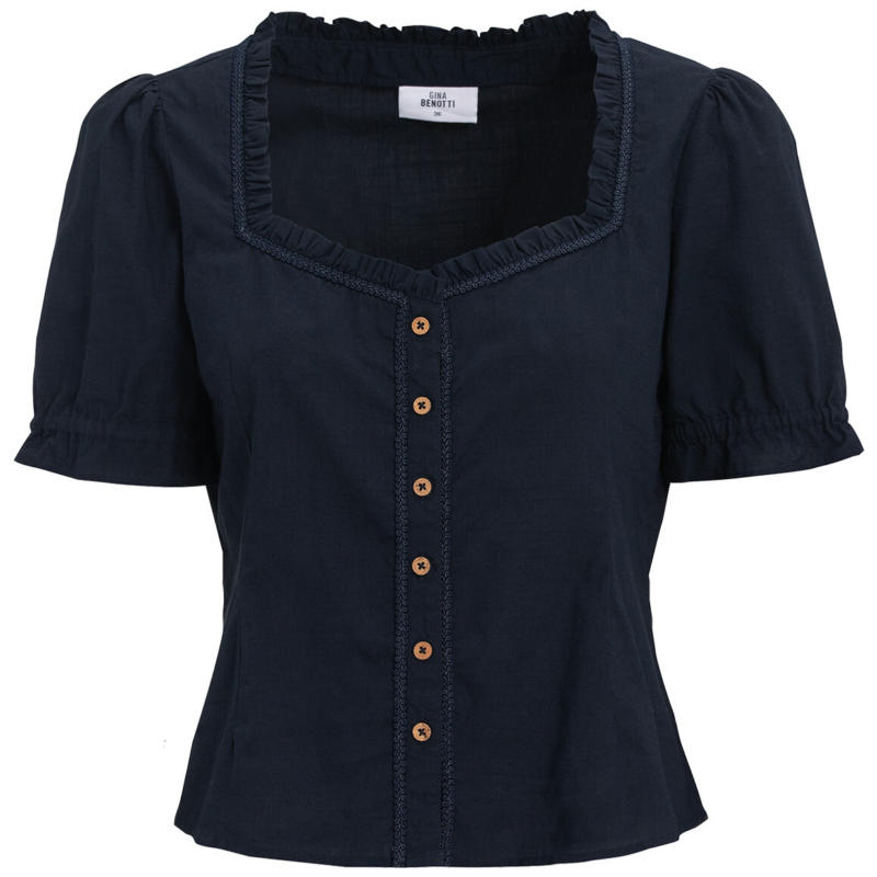 Damen Bluse mit weitem Ausschnitt (Nur online)