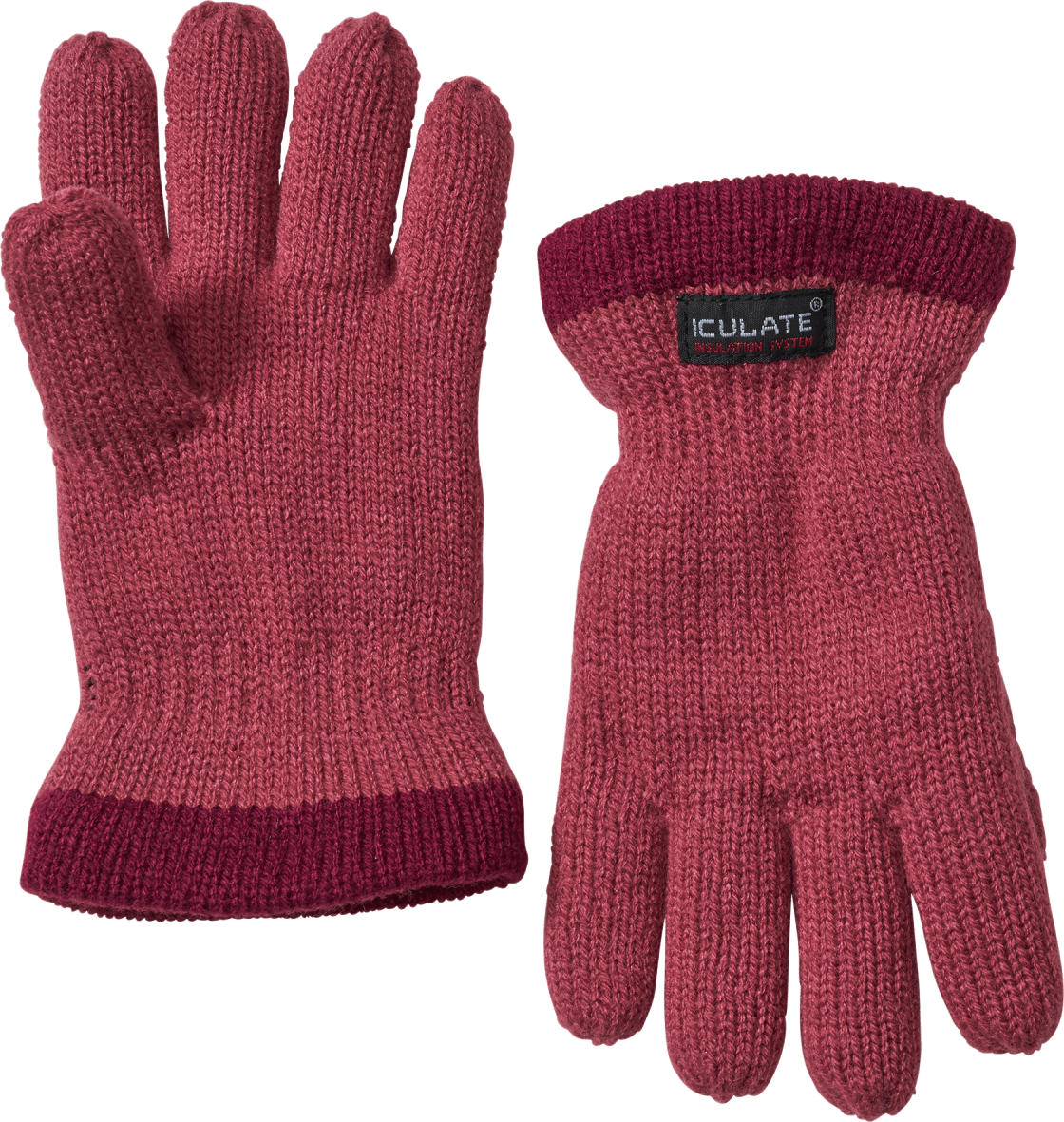 PUSBLU Handschuhe, beere, Gr. 3