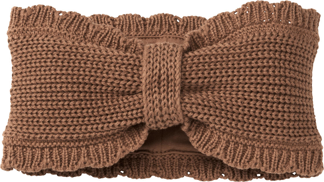ALANA Stirnband aus Strick, braun, Gr. 50/51