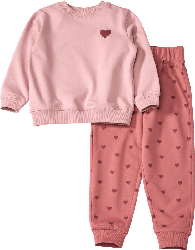 ALANA Set mit Sweatshirt & Jogginghose, rosa, Gr. 98