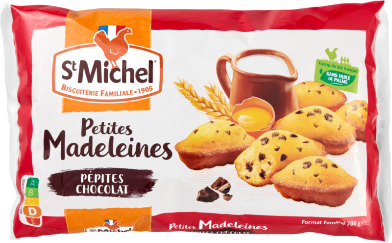 St Michel Madeleines mit Schokostückchen , 700 g