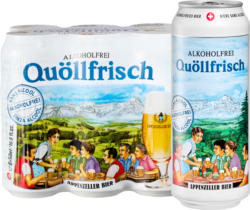 Appenzeller Bier Quöllfrisch Lager hell alkoholfrei , 6 x 50 cl