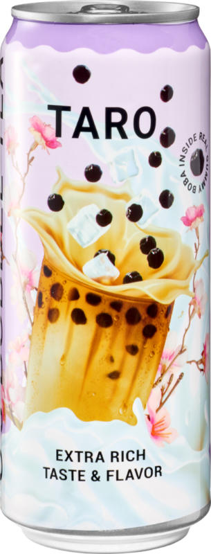 O's Bubble Tea Gummy Boba Latte Taro, 470 ml