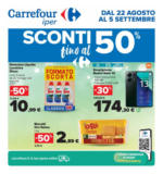 Carrefour Ipermercati Sconti fino al 50% - al 05.09.2024