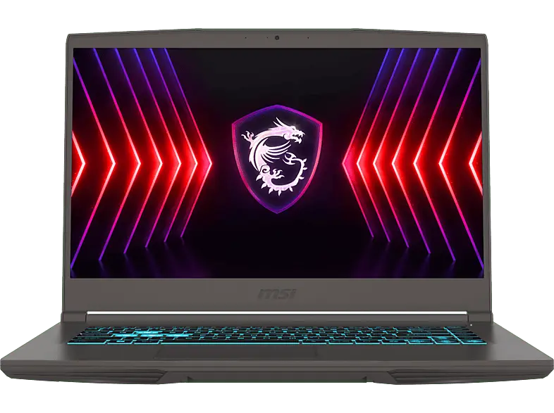 MSI Thin A15 Notebook 15,6 Zoll, Full-HD, AMD Ryzen™ 5 7535HS, 16 GB RAM, 512 SSD, Windows 11 Home, GeForce RTX™ 3050, Cosmos-Grau