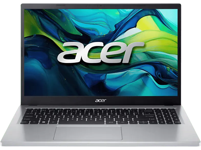 ACER Swift Aspire Go Notebook 15,6 Zoll, Full-HD, Intel® N-Series N100, 4 GB RAM, 128 Universal-Flash-Storage (UFS), Windows 11 Home S-Modus (64 Bit), UHD Graphics, Pure Silver