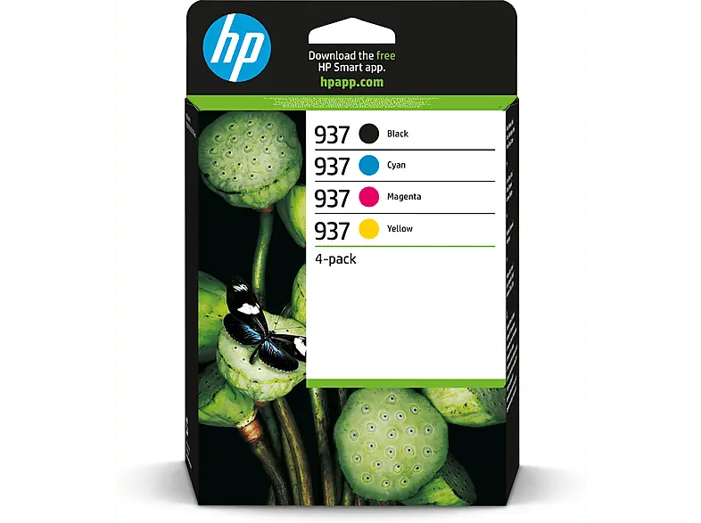 HP 937 CMYK Tintenpatrone