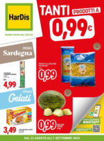 HarDis Tanti prodotti a 0.99 € - al 01.09.2024