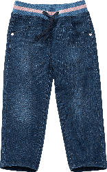 ALANA Jeans mit geradem Schnitt & Rippbund, blau, Gr. 98