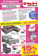 Opti-MegaStore (Opti-Wohnwelt) Wir schliessen - Sie sparen - bis 26.09.2024