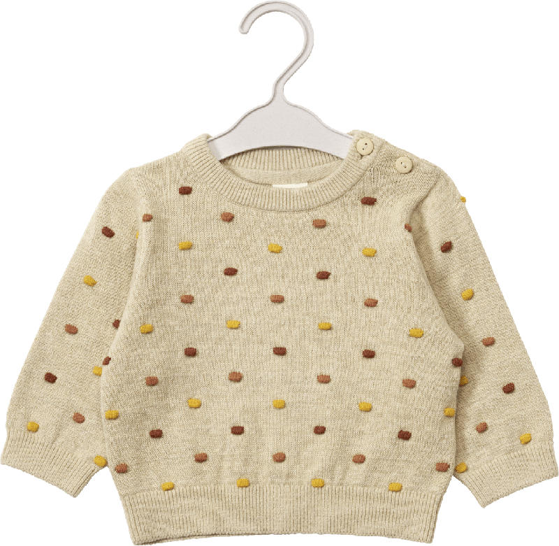 ALANA Pullover mit Noppen-Struktur, beige, Gr. 62