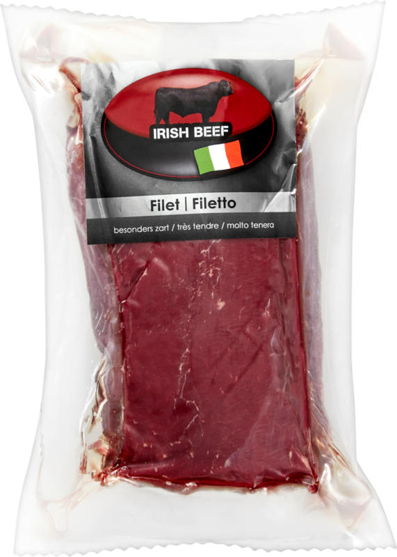 Black Angus Rindsfilet , am Stück, Uruguay, ca. 750 g, per 100 g