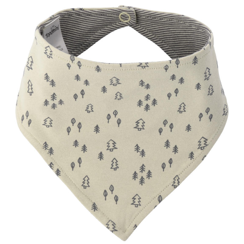 Baby Bandana mit Wald-Motiv