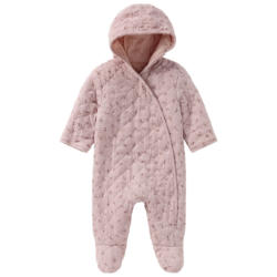 Newborn Musselin-Overall mit Allover-Muster